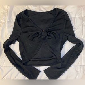 Medium Shein Long Sleeve Crop Top